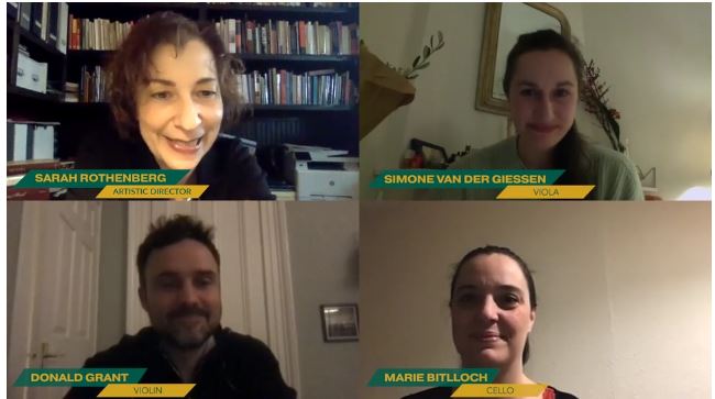 New video! A conversation with members of the Elias String Quartet