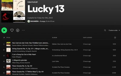Lucky 13 Playlist